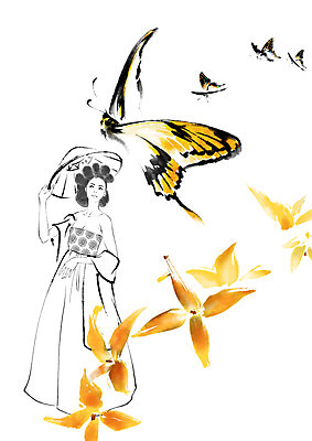 전신 PSD 편집 편집이미지 우먼라이프 여자 꽃 나비 캘리그라피 한명 서기 성인 뷰티 한복 기생 기생갓 어우동모자 여자만 이미지편집 식물 직업 모자_잡화 1 한국전통 라이프스타일 곤충 모션 사람 전통의상 갓_모자 파일형식