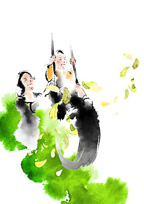 PSD 편집 편집이미지 여자 어린이 잎 캘리그라피 의학 가족 엄마 상반신 성인 두명 그네 그네타기 이미지편집 식물 관계 놀이 사람 파일형식