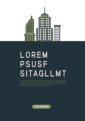 템플릿 표지 빌딩 사람없음 프레젠테이션 문서템플릿 서식 레이아웃 문서 제안서 이미지템플릿 AI파일 건물 파일형식 벡터