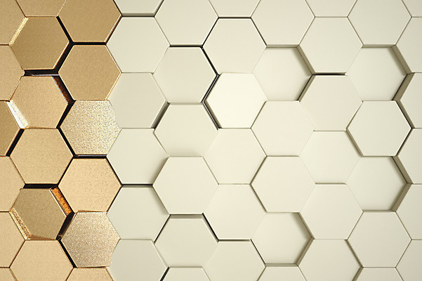 JPG 편집이미지 백그라운드 패턴 사람없음 3D 패턴백그라운드 금색 입체 디지털합성 육각형 벌집무늬 벌집문양 디지털아트 허니콤 헥사곤 편집3D 모양 도형 문양 컬러 무늬 파일형식