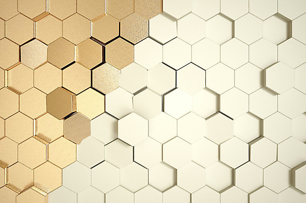 JPG 편집이미지 백그라운드 패턴 사람없음 3D 패턴백그라운드 금색 입체 디지털합성 육각형 벌집무늬 벌집문양 디지털아트 허니콤 헥사곤 편집3D 모양 도형 문양 컬러 무늬 파일형식