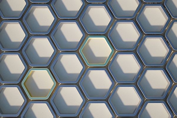 JPG 편집이미지 백그라운드 패턴 사람없음 3D 패턴백그라운드 금색 은색 입체 디지털합성 육각형 벌집무늬 벌집문양 디지털아트 허니콤 헥사곤 편집3D 모양 도형 문양 컬러 무늬 파일형식