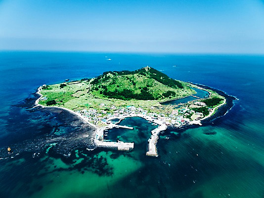 포토 JPG 주간 바다 풍경 사람없음 야외 하이앵글 제주도 항공촬영 비양도 국내포토 자연요소 뷰포인트 섬 한국 파일형식