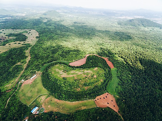 포토 JPG 주간 나무 풍경 사람없음 야외 하이앵글 제주도 숲 오름 항공촬영 문도지오름 국내포토 자연요소 식물 뷰포인트 한국 파일형식