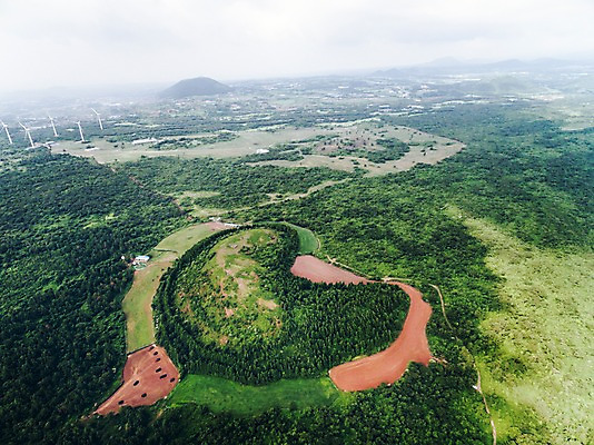 포토 JPG 주간 나무 풍경 사람없음 야외 하이앵글 제주도 숲 오름 항공촬영 문도지오름 국내포토 자연요소 식물 뷰포인트 한국 파일형식