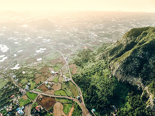 포토 JPG 주간 밭 논 풍경 사람없음 야외 하이앵글 제주도 농경지 마을 항공촬영 산방산 국내포토 자연요소 뷰포인트 농업 산 한국 농장 파일형식