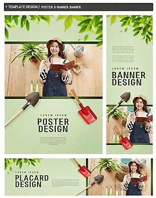 PSD 배너 배너템플릿 여자 가로배너 ZIP 포스터 세로배너 화분 나뭇잎 한명 상반신 20대 성인 라이프 세트 다이어리 물뿌리개 한국인 현수막 삽 원예 템플릿 1 잎 사람 동양인 청년 취미 생활 가로 세로 사무용품 파일형식