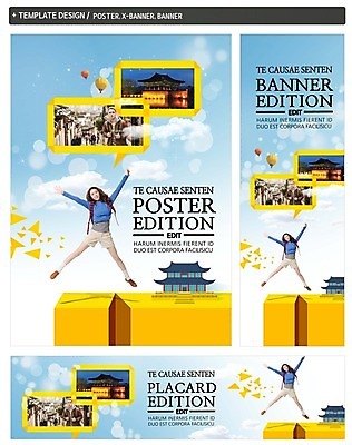 PSD 서양인 배너 배너템플릿 여자 남자 가로배너 ZIP 포스터 세로배너 여행 한국건축 한국 여러명 20대 성인 세트 점프 한국인 현수막 열기구 한옥마을 국내여행 외국인 템플릿 건축 아시아 다수 항공교통 모션 한옥 사람 동양인 청년 가로 세로 마을 파일형식