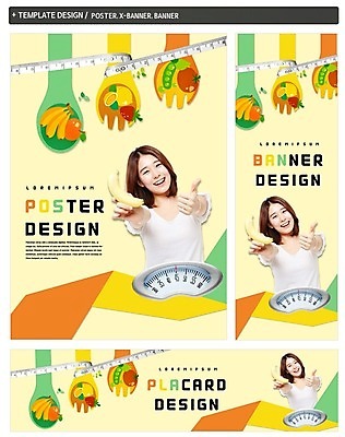 PSD 배너 배너템플릿 여자 가로배너 ZIP 포스터 세로배너 다이어트 토마토 딸기 바나나 줄자 한명 웃음 상반신 20대 성인 세트 운동 숟가락 한국인 현수막 최고 레몬 완두콩 체중계 포크수저 템플릿 1 채소 과일 콩 수저 표정 자 건강 사람 동양인 청년 가로 세로 파일형식