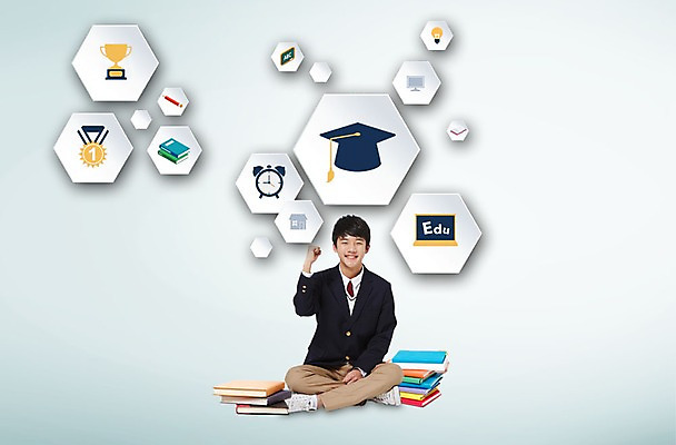 PSD 편집 편집이미지 학생 교육 남자 교복 학사모 청소년 한명 책 파이팅 한국인 트로피 유학 금메달 이미지편집 모자_잡화 1 옷 졸업 모션 사람 동양인 상_우승 메달 파일형식