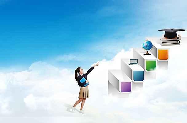 PSD 구름 편집 편집이미지 학생 여자 교육 교복 학사모 청소년 한명 책 노트북 지구본 한국인 유학 이미지편집 자연요소 모자 1 옷 졸업 사람 동양인 전자제품 파일형식