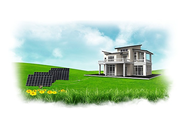 PSD 편집 편집이미지 주택 잔디 사람없음 환경 에너지절약 집열판 이미지편집 식물 건물 에너지 절약 태양에너지 파일형식