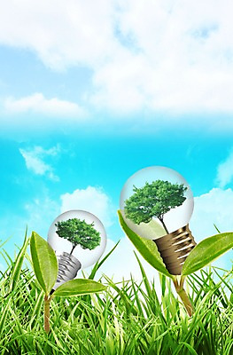 PSD 나무 편집 편집이미지 잔디 사람없음 새싹 환경 에너지절약 전구모양 이미지편집 모양 식물 전구 에너지 절약 파일형식