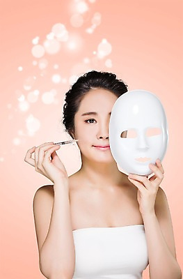 PSD 편집 편집이미지 여자 주사기 마스크 한명 20대 성인 뷰티 한국인 의료성형뷰티 성인여자한명만 이미지편집 1 의료기기 사람 동양인 청년 여자한명만 성인여자만 파일형식