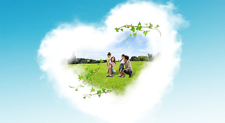 PSD 구름 편집 편집이미지 여자 남자 어린이 여행 가족 여러명 성인 한국인 덩굴 이미지편집 자연요소 식물 다수 관계 사람 동양인 파일형식