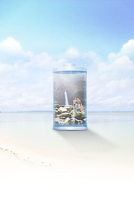 PSD 구름 편집 편집이미지 여자 남자 어린이 여행 가족 여러명 성인 폭포 한국인 이미지편집 자연요소 다수 관계 자연 사람 동양인 파일형식