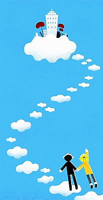 PSD 구름 남자 일러스트 회사 노동자 빌딩 성인 두명 손잡기 헬멧 화합 노사화합 노사관계 노사협력 국내일러스트 자연요소 직업 비즈니스 모션 사람 건물 보호장비 파일형식