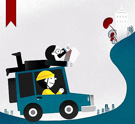 PSD 남자 지도 일러스트 회사 자동차 노동자 빌딩 성인 두명 헬멧 화합 노사화합 노사관계 노사협력 국내일러스트 직업 육상교통 비즈니스 사람 건물 보호장비 파일형식