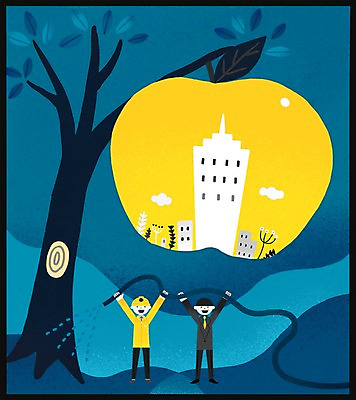 PSD 나무 남자 일러스트 회사 노동자 빌딩 성인 두명 사과 헬멧 물주기 화합 노사화합 노사관계 노사협력 물호스 국내일러스트 식물 직업 과일 비즈니스 모션 사람 건물 보호장비 호스 파일형식