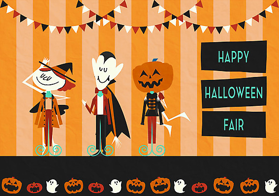 옷 일러스트 사람없음 할로윈 마녀 마녀모자 마녀복장 가랜드 드라큘라 잭오랜턴 국내일러스트 AI파일 모자_잡화 파티용품 이벤트의상 파일형식 벡터