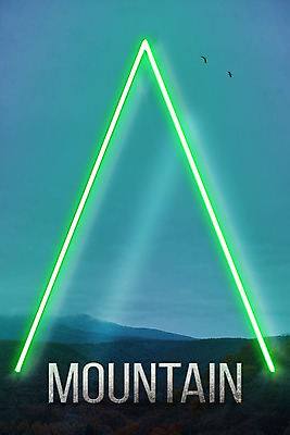 PSD ZIP 조명 산 프레임 사람없음 빛 반짝임 네온 영상 프레임일러스트 시네마그래프 네온아트 국내일러스트 일러스트 모션 파일형식