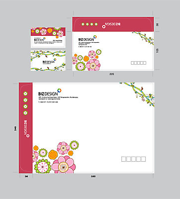 템플릿 꽃잎 줄기 명함 명함템플릿 서류봉투 편지봉투 사람없음 세트 패키지 봉투템플릿 우편봉투 비즈디자인 봉투디자인 이미지템플릿 AI파일 식물 꽃 봉투 편지 우편물 파일형식 벡터