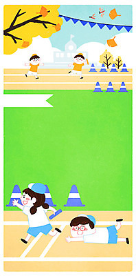 PSD 여자 남자 초등학생 어린이 백그라운드 일러스트 프레임 여러명 운동장 가을 잠자리 계주 은행잎 체육복 체육대회 운동회날 국내일러스트 학생 계절 다수 곤충 잎 스포츠시설 사람 운동복 공간 육상스포츠 체육 대회 파일형식