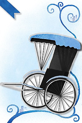 PSD 교통수단 일러스트 프레임 사람없음 공백 인력거 프레임일러스트 카피스페이스 국내일러스트 교통 파일형식