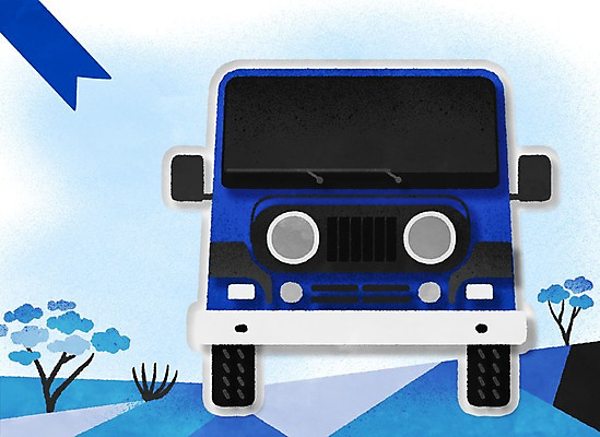 PSD 나무 교통수단 일러스트 자동차 프레임 사람없음 공백 지프 프레임일러스트 카피스페이스 국내일러스트 식물 육상교통 교통 승용차 파일형식