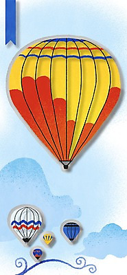 PSD 구름 교통수단 일러스트 프레임 사람없음 공백 열기구 프레임일러스트 카피스페이스 국내일러스트 자연요소 교통 항공교통 파일형식