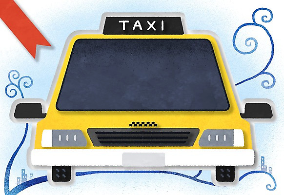 PSD 교통수단 일러스트 프레임 사람없음 공백 택시 프레임일러스트 카피스페이스 국내일러스트 교통 승용차 자동차 파일형식