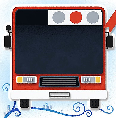 PSD 교통수단 일러스트 버스 프레임 사람없음 공백 프레임일러스트 카피스페이스 국내일러스트 육상교통 교통 대중교통 파일형식