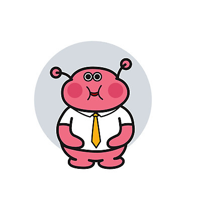 셔츠 일러스트 비즈니스 넥타이 사람없음 비즈니스라이프 외계인 직장인 몬스터 국내일러스트 AI파일 직업 라이프스타일 잡화 상의 미확인물체 파일형식 벡터