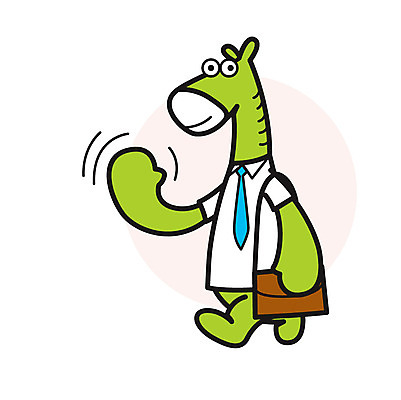 셔츠 서류가방 일러스트 비즈니스 넥타이 사람없음 비즈니스라이프 외계인 직장인 몬스터 국내일러스트 AI파일 직업 라이프스타일 잡화 상의 가방 미확인물체 파일형식 벡터