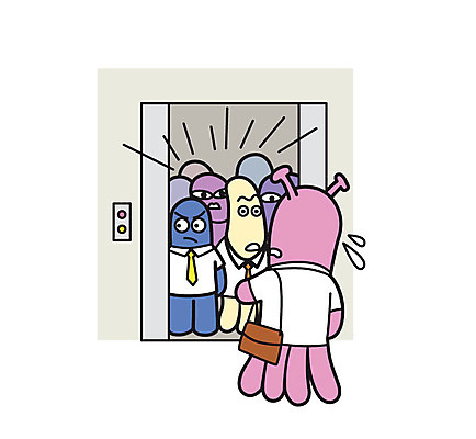 셔츠 서류가방 일러스트 비즈니스 넥타이 사람없음 비즈니스라이프 외계인 직장인 엘리베이터 가득함 몬스터 국내일러스트 AI파일 직업 라이프스타일 잡화 상의 가방 미확인물체 파일형식 벡터