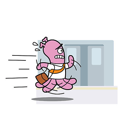 셔츠 서류가방 일러스트 비즈니스 넥타이 사람없음 비즈니스라이프 달리기 외계인 직장인 지각 몬스터 국내일러스트 AI파일 직업 라이프스타일 잡화 상의 가방 모션 미확인물체 파일형식 벡터