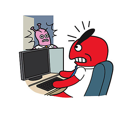 셔츠 일러스트 비즈니스 넥타이 사람없음 비즈니스라이프 컴퓨터 사무실 놀람 외계인 직장인 몬스터 국내일러스트 AI파일 직업 라이프스타일 잡화 감정 상의 표정 전자제품 미확인물체 파일형식 벡터