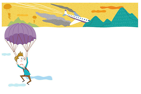 구름 남자 일러스트 산 비행기 한명 성인 위험 자연재해 사건 낙하산 추락사고 프레임일러스트 국내일러스트 AI파일 자연요소 1 컨셉 항공교통 대중교통 프레임 사람 재해 파일형식 벡터