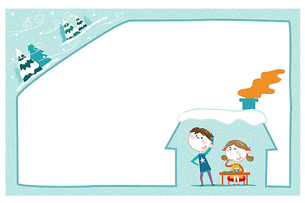 여자 남자 어린이 겨울 일러스트 주택 두명 눈 위험 자연재해 사건 프레임일러스트 국내일러스트 AI파일 자연요소 계절 컨셉 날씨 프레임 사람 건물 재해 파일형식 벡터