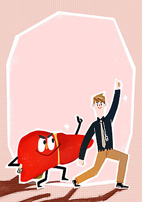 PSD 남자 일러스트 의학 프레임 건강 한명 성인 직장인 위생 간 박테리아 사원증 프레임일러스트 국내일러스트 직업 1 비즈니스 사람 장기_의학 파일형식