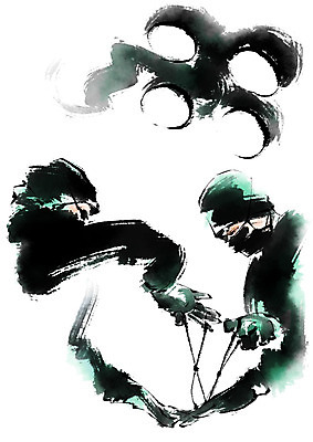 PSD 일러스트 캘리그라피 의학 성인 두명 의사 수술 수술복 수술실 수술용가위 국내일러스트 가위_도구 사람 치료 의료진 의료용품 가운 파일형식