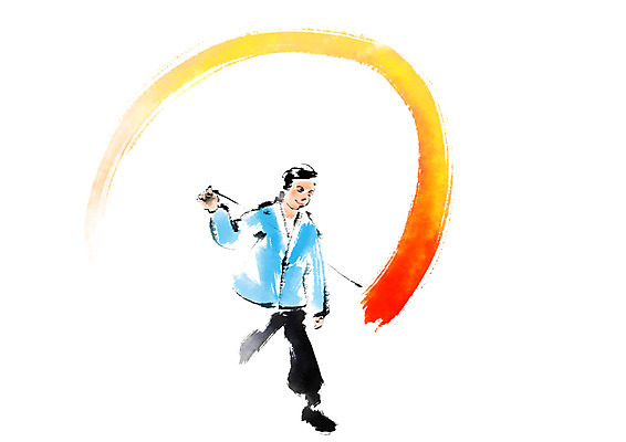 전신 PSD 한국전통 남자 일러스트 캘리그라피 한명 서기 한복 쥐불놀이 국내일러스트 1 전통 모션 한국 사람 전통놀이 전통의상 파일형식