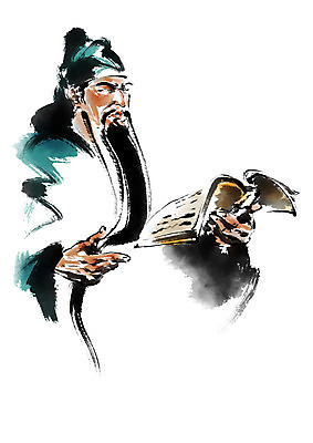 PSD 남자 일러스트 캘리그라피 한명 들기 상반신 성인 중국인 중국 위인 관우 삼국지 국내일러스트 외국인 1 아시아 모션 사람 동양인 역사 장군 파일형식