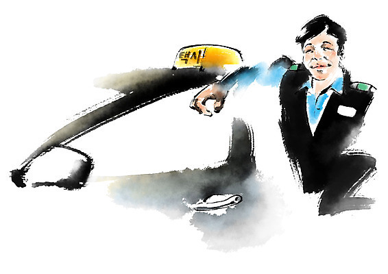 PSD 남자 일러스트 캘리그라피 한명 상반신 성인 택시 택시기사 성인남자한명만 국내일러스트 1 승용차 자동차 사람 운전사 남자한명만 성인남자만 파일형식