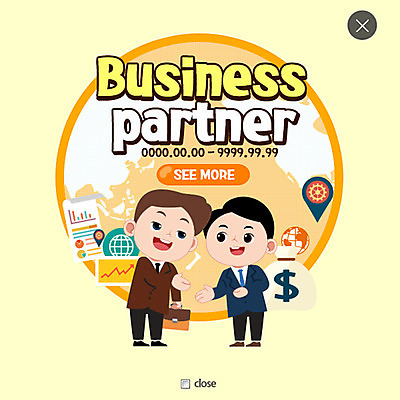 PSD 템플릿 남자 웹템플릿 비즈니스 악수 팝업 웹팝업 성인 두명 거래 비즈니스맨 돈자루 레이어팝업 이미지템플릿 돈 사람 손짓 직장인 파일형식