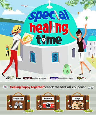 PSD 템플릿 여자 남자 해외여행 웹템플릿 지도 가방 휴식 비행기 이벤트페이지 이벤트 여러명 성인 해변 성당 카메라 힐링 이미지템플릿 해외 잡화 바다 여행 다수 컨셉 항공교통 종교건축 대중교통 사람 전자제품 페이지 파일형식