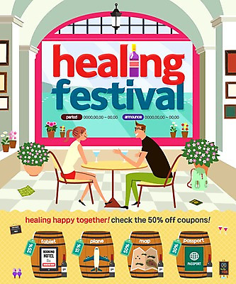 PSD 템플릿 커플 여자 남자 화분 여행 웹템플릿 지도 가방 탁자 휴식 비행기 이벤트페이지 이벤트 성인 두명 와인병 힐링 여권 이미지템플릿 잡화 가구 컨셉 관계 항공교통 병_용기 대중교통 사람 와인 페이지 파일형식