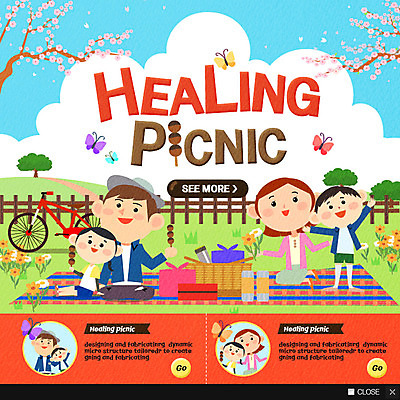 PSD 템플릿 여자 남자 웹템플릿 나비 가족 휴식 팝업 이벤트팝업 웹팝업 여러명 성인 소풍 자전거 돗자리 도시락 힐링 이미지템플릿 음식 다수 곤충 컨셉 관계 사람 야외활동 바이크 파일형식