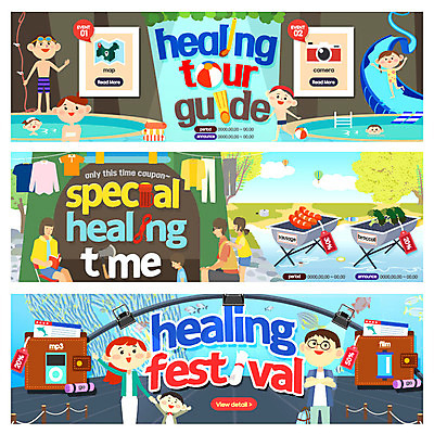 PSD 템플릿 배너 여자 남자 어린이 웹템플릿 가족 물놀이 휴식 수영장 여러명 성인 캠핑 바비큐 힐링 아쿠아리움 이벤트배너 웹배너 이미지템플릿 음식 다수 컨셉 관계 놀이 레저 사람 수족관 파일형식