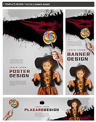 PSD 손 배너템플릿 여자 가로배너 ZIP 포스터 세로배너 어린이 호박 막대사탕 들기 상반신 두명 앞모습 신체부위 세트 할로윈 한국인 현수막 마녀복장 템플릿 배너 뷰포인트 채소 모션 사탕 사람 동양인 가로 세로 이벤트의상 파일형식